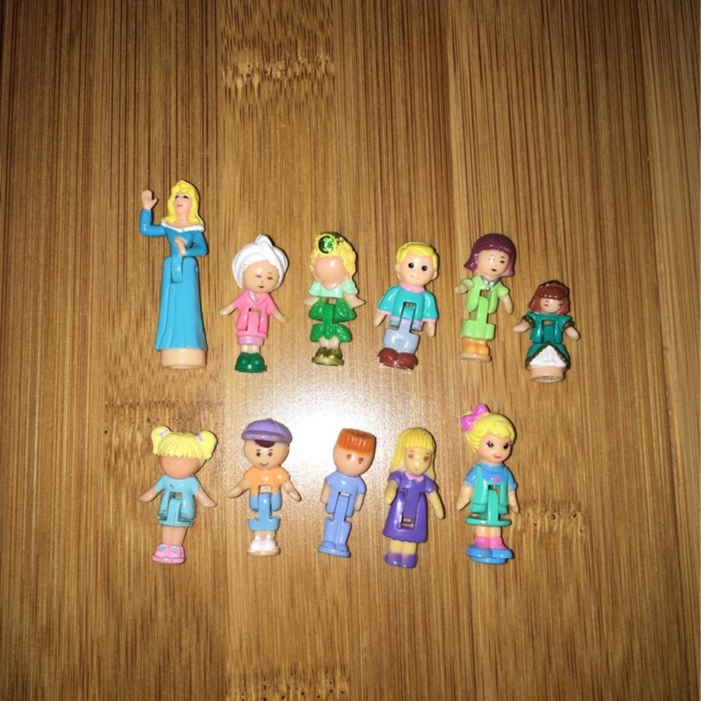 Vintage Blue Bird Pollyville Polly Pockets Toys